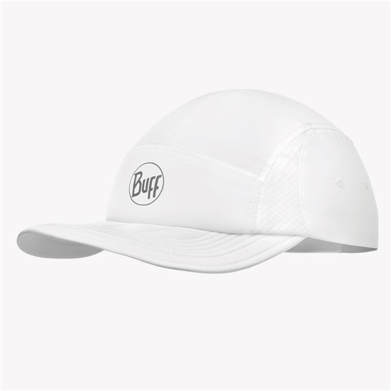 Buff 5 Panel Go Cap Kappe Basecap r-solid white hier im Buff-Shop günstig online bestellen