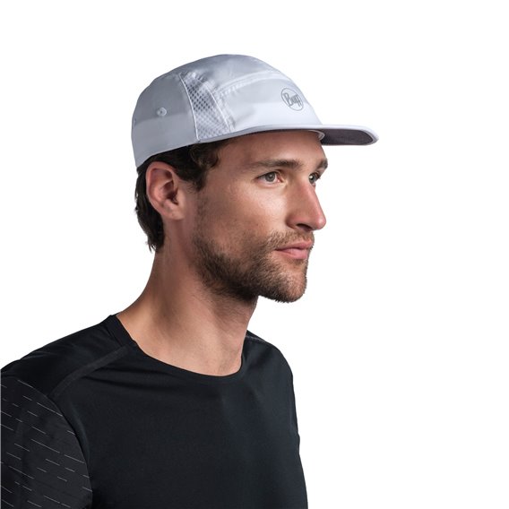 Buff 5 Panel Go Cap Kappe Basecap r-solid white hier im Buff-Shop günstig online bestellen