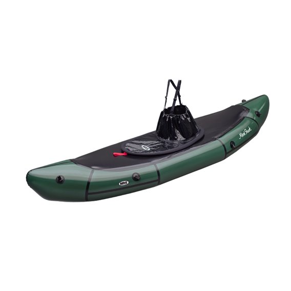 MRS Mini Shark XLWildwasser Packraft mit Verdeck 1 Personen Rafting Luftboot