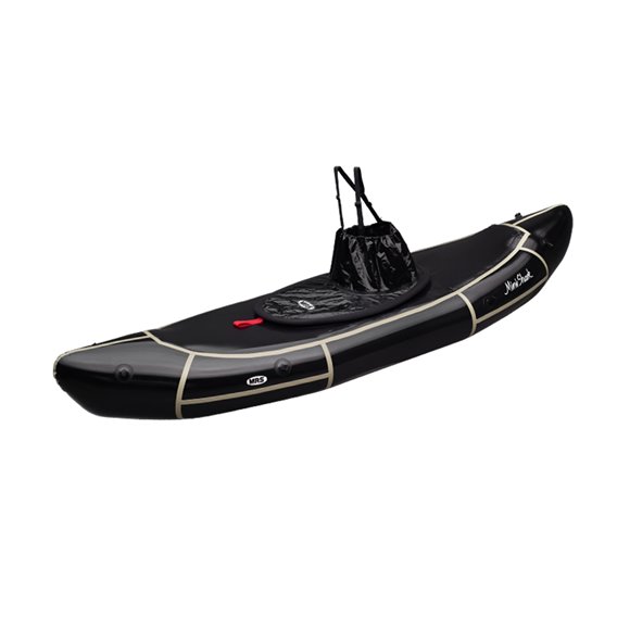 MRS Mini Shark Wildwasser Packraft mit Verdeck 1 Personen Rafting Luftboot