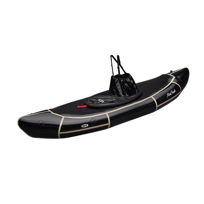 MRS Mini Shark Wildwasser Packraft mit Verdeck 1 Personen Rafting Luftboot