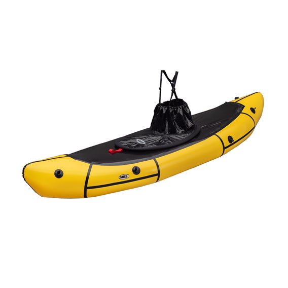 MRS Mini Shark XL Wildwasser Packraft mit Verdeck 1 Personen Rafting Luftboot