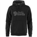 Fjällräven Logo Hoodie Herren Kapuzenpullover black