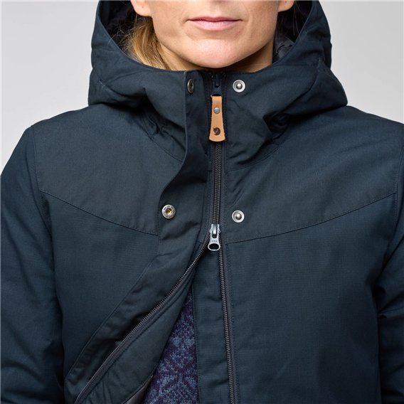 Fjällräven Stina Padded Jacket Damen Übergangsjacke dark navy hier im Fjällräven-Shop günstig online bestellen