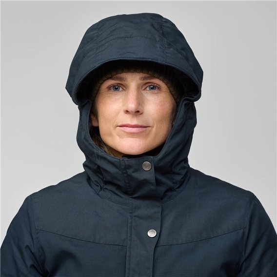 Fjällräven Stina Padded Jacket Damen Übergangsjacke dark navy hier im Fjällräven-Shop günstig online bestellen