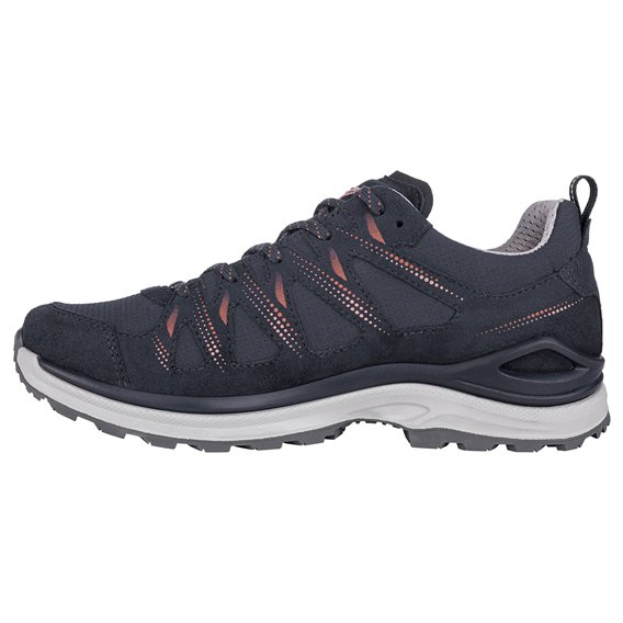 Lowa Innox Evo II GTX Damen Trekkingschuhe Freizeitschuhe navy-rotholz hier im Lowa-Shop günstig online bestellen