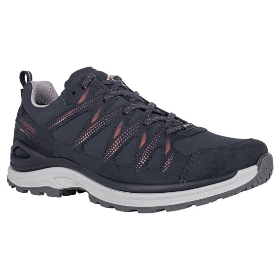 Lowa Innox Evo II GTX Damen Trekkingschuhe Freizeitschuhe navy-rotholz hier im Lowa-Shop günstig online bestellen