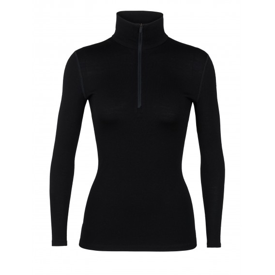Icebreaker Merino 260 Tech Half-Zip Thermo Damen Langarmshirt black hier im Icebreaker-Shop günstig online bestellen