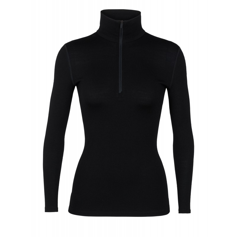 Icebreaker Merino 260 Tech Half-Zip Thermo Damen Langarmshirt black hier im Icebreaker-Shop günstig online bestellen