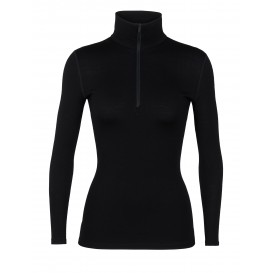 Icebreaker Merino 260 Tech Half-Zip Thermo Damen Langarmshirt black hier im Icebreaker-Shop günstig online bestellen