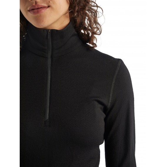 Icebreaker Merino 260 Tech Half-Zip Thermo Damen Langarmshirt black hier im Icebreaker-Shop günstig online bestellen