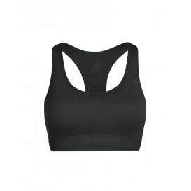 Icebreaker Merino 125 ZoneKnit Racerback Bra Damen Sport BH black hier im Icebreaker-Shop günstig online bestellen