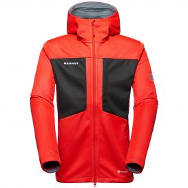 Mammut Ultimate VIII SO Hooded Jacket Herren Softshelljacke mammut red-black