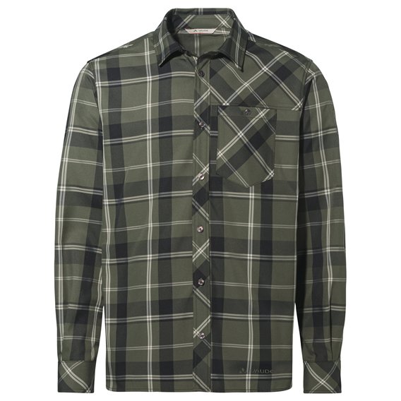 Vaude Neshan IV Longsleeve Shirt Herren Flanellhemd Hemd khaki hier im Vaude-Shop günstig online bestellen
