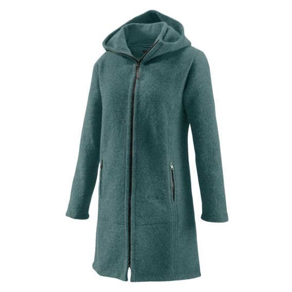 Mufflon Jana Damen Merino Mantel schilf hier im Mufflon-Shop günstig online bestellen