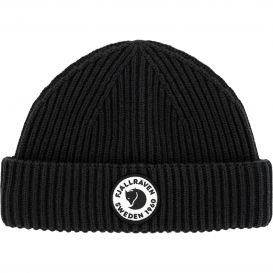 Fjällräven 1960 Lite Logo Hat Strickmütze black hier im Fjällräven-Shop günstig online bestellen