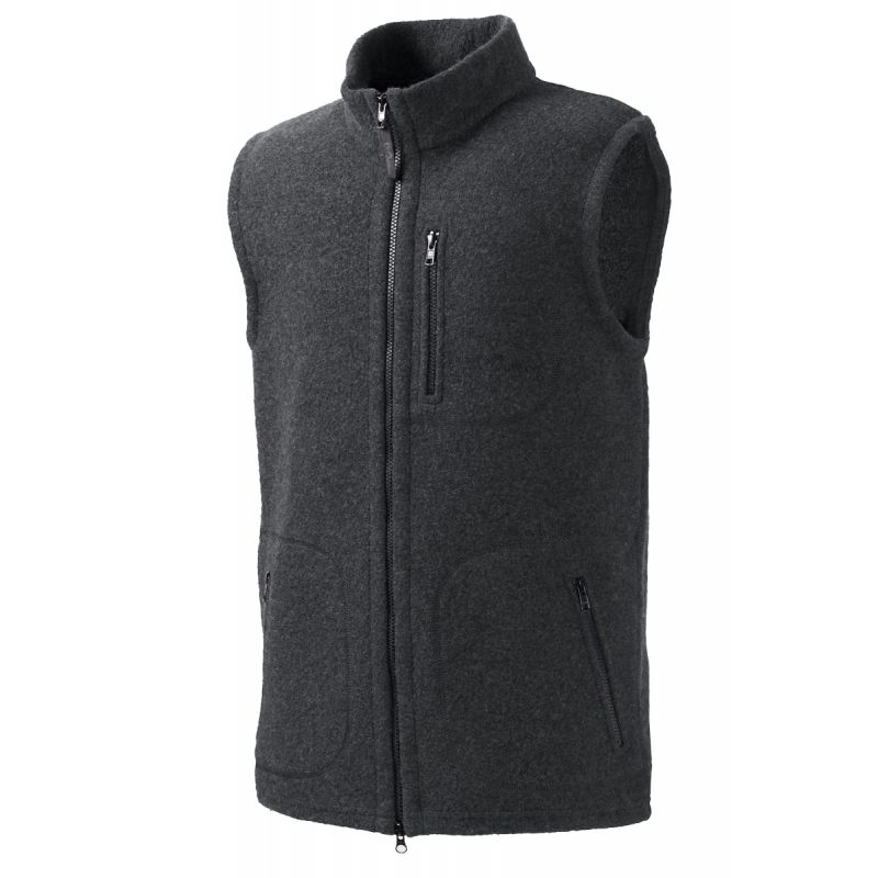 Mufflon Ivo Herren Merino Weste anthra hier im Mufflon-Shop günstig online bestellen