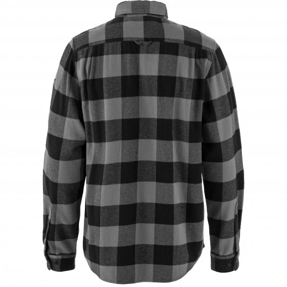 Fjällräven Övik Heavy Flannel Shirt Herren Flanellhemd black-grey hier im Fjällräven-Shop günstig online bestellen
