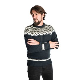 Fuza Wool Alp Sweater Herren Strickpullover Wollpullover navy hier im Fuza Wool-Shop günstig online bestellen