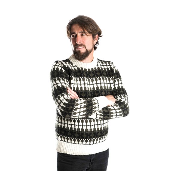 Fuza Wool Skaane Sweater Herren Strickpullover Wollpullover olive hier im Fuza Wool-Shop günstig online bestellen