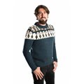 Fuza Wool Frede Sweater Herren Strickpullover Wollpullover petrol