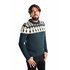 Fuza Wool Frede Sweater Herren Strickpullover Wollpullover petrol hier im Fuza Wool-Shop günstig online bestellen