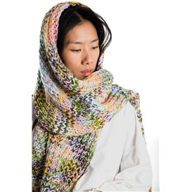 Fuza Wool Sol Scarf Damen Strickschal Wollschal multi hier im Fuza Wool-Shop günstig online bestellen