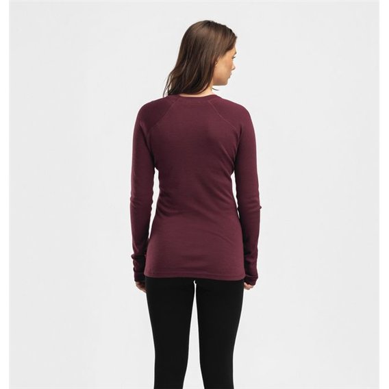 Aclima WarmWool Crewneck Damen Merino Unterwäsche fig hier im Aclima-Shop günstig online bestellen