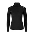 Aclima WarmWool Roll Neck Damen Merino Rollkragenshirt jet black