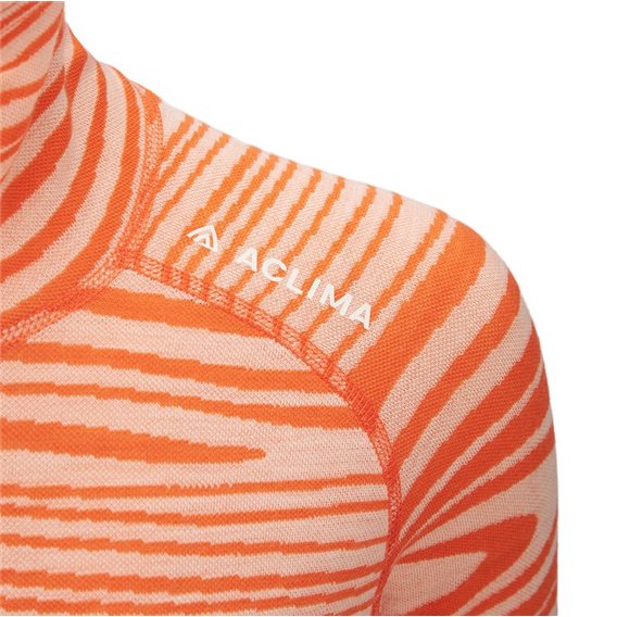 Aclima WarmWool Roll Neck Damen Merino Rollkragenshirt signature motion hier im Aclima-Shop günstig online bestellen