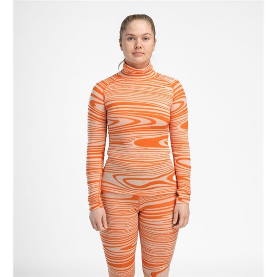 Aclima WarmWool Roll Neck Damen Merino Rollkragenshirt signature motion hier im Aclima-Shop günstig online bestellen