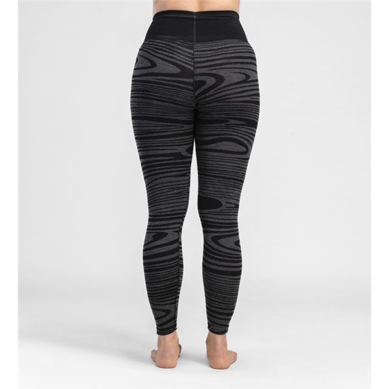 Aclima WarmWool Longs High Waist Damen Merino Tights Unterwäsche black motion hier im Aclima-Shop günstig online bestellen