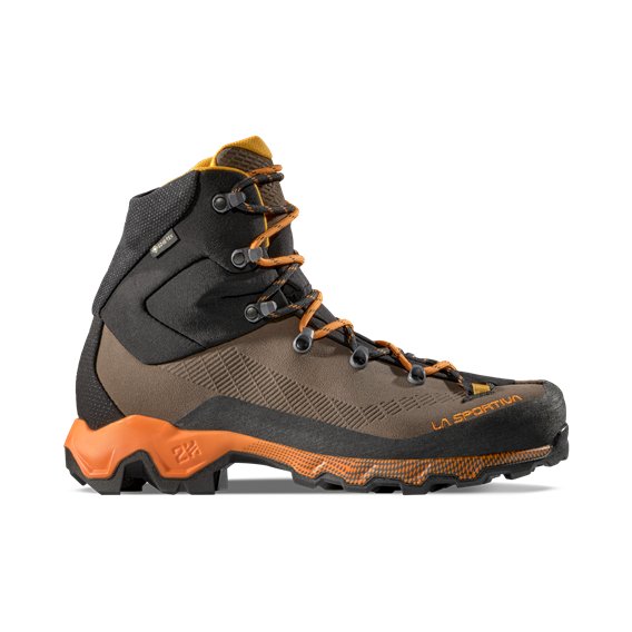 La Sportiva Aequilibrium Trek GTX Herren Trekkingschuhe chocolate-papaya hier im La Sportiva-Shop günstig online bestellen