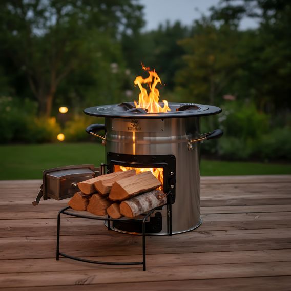 ARTS-Nature Raketenofen S32 Multi Holzofen für Dutch Oven oder Grill hier im ARTS-Nature-Shop günstig online bestellen