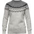 Fjällräven Övik Knit Sweater Damen Wollpullover grey