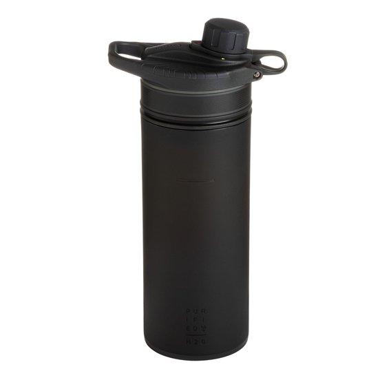 GRAYL GeoPress Purifier Filterflasche 710ml Trinkflasche Wasserfilter Wasseraufbereiter covert black hier im GRAYL-Shop günstig 
