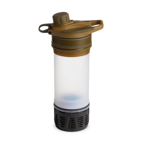 GRAYL GeoPress Purifier Filterflasche 710ml Trinkflasche Wasserfilter Wasseraufbereiter coyote brown hier im GRAYL-Shop günstig 