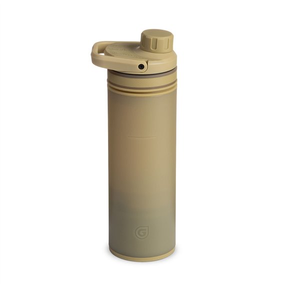 GRAYL UltraPress Purifier Filterflasche 500ml Trinkflasche Wasserfilter Wasseraufbereiter desert tan hier im GRAYL-Shop günstig 