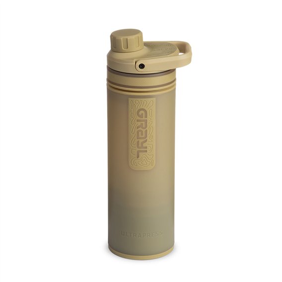 GRAYL UltraPress Purifier Filterflasche 500ml Trinkflasche Wasserfilter Wasseraufbereiter desert tan hier im GRAYL-Shop günstig 
