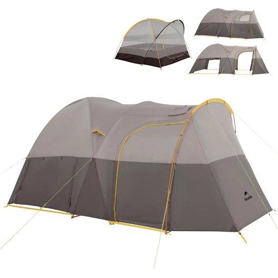 Naturehike KOTA 6-Personen Campingzelt hellbraun-grau hier im Naturehike-Shop günstig online bestellen