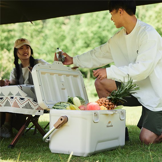 Naturehike Lingxia 72H Kühlbox antibakteriell Outdoorbox 32 Liter beige hier im Naturehike-Shop günstig online bestellen