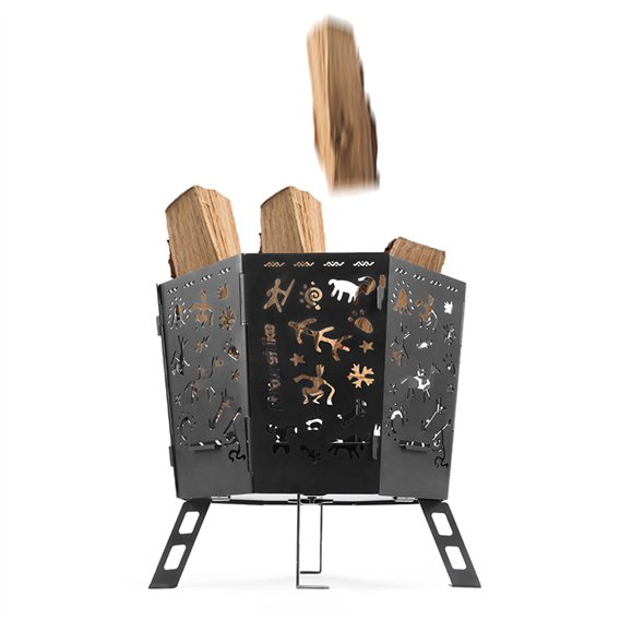 Naturehike Totem Feuerschale klappbar sechseckig Edelstahl Outdoor schwarz hier im Naturehike-Shop günstig online bestellen