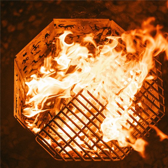 Naturehike Totem Feuerschale klappbar sechseckig Edelstahl Outdoor schwarz hier im Naturehike-Shop günstig online bestellen