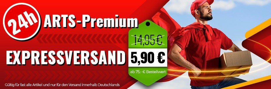 24h Expressversand für nur 2,95 Euro